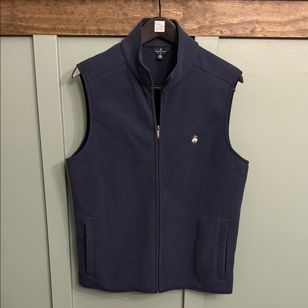 Brooks Brothers Dark Blue Fleece Vest
